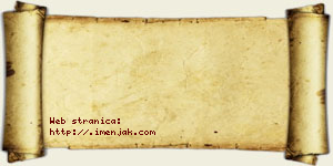 Una Pejović vizit kartica